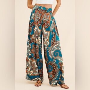 Farm Rio Leopard Paisley Pants